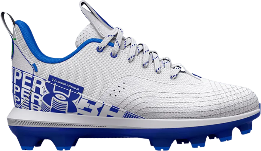  Under Armour Harper 7 Low TPU GS &#039;White Royal&#039;