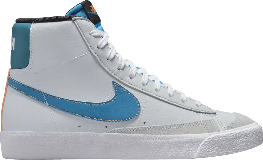  Nike Blazer Mid &#039;77 GS &#039;Pure Platinum Laser Blue&#039;