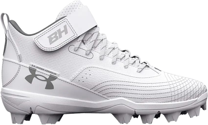  Under Armour Harper 7 Mid RM GS &#039;White Mod Grey&#039;