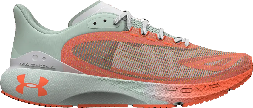  Under Armour HOVR Machina 3 Breeze &#039;Illusion Green Orange Ice&#039;