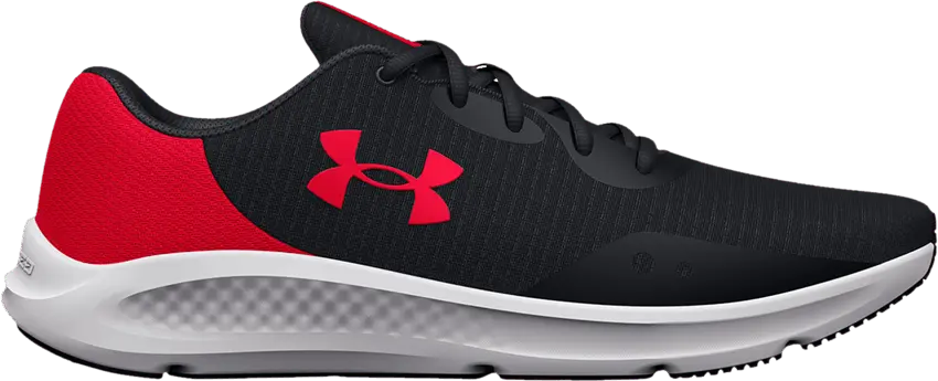  Under Armour Charged Pursuit 3 Tech &#039;Black Radio Red&#039;