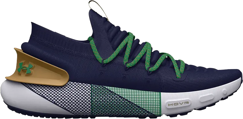  Under Armour HOVR Phantom 3 Collegiate &#039;Navy Gold Green&#039;