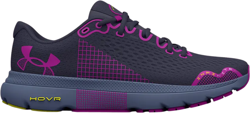  Under Armour Wmns HOVR Infinite 4 &#039;Tempered Steel Aurora Purple&#039;