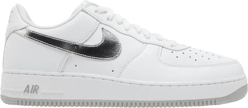  Nike Air Force 1 &#039;07 Low Color of the Month White Metallic Silver