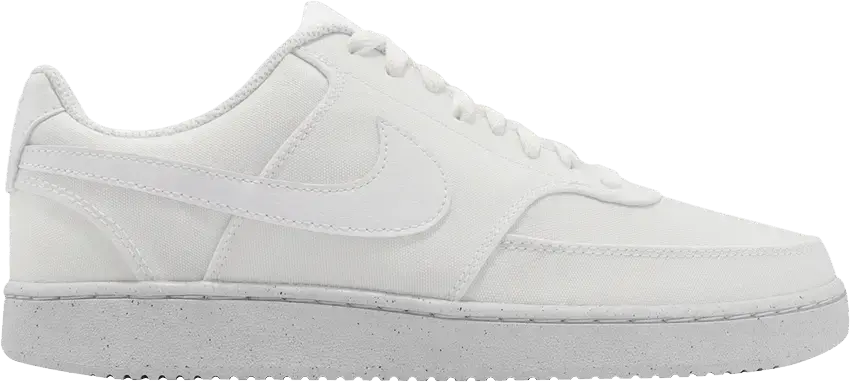  Nike Court Vision Low Canvas Next Nature &#039;Triple White&#039;