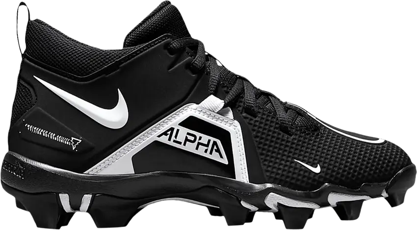  Nike Alpha Menace 3 Shark Wide GS &#039;Black White&#039;