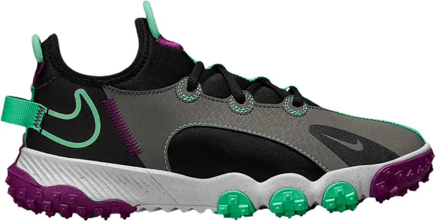  Nike Future Field GS &#039;Black Green Glow&#039;