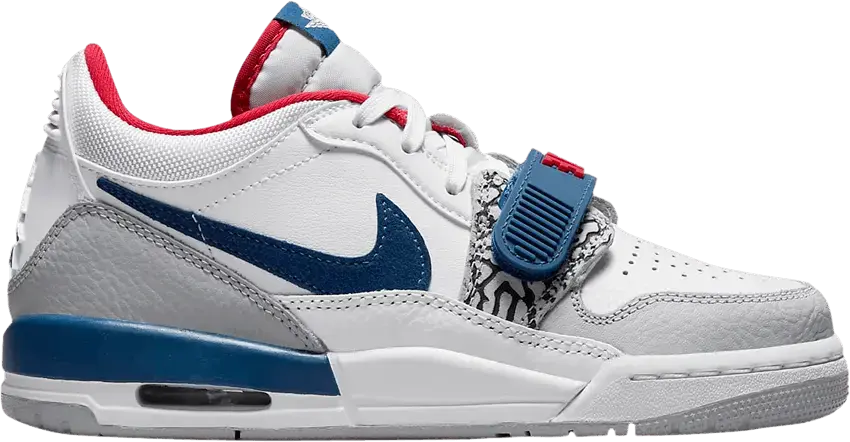  Jordan Legacy 312 Low GS &#039;White French Blue&#039;