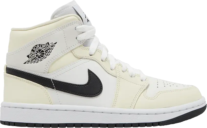  Jordan 1 Mid Coconut Milk (Women&#039;s)