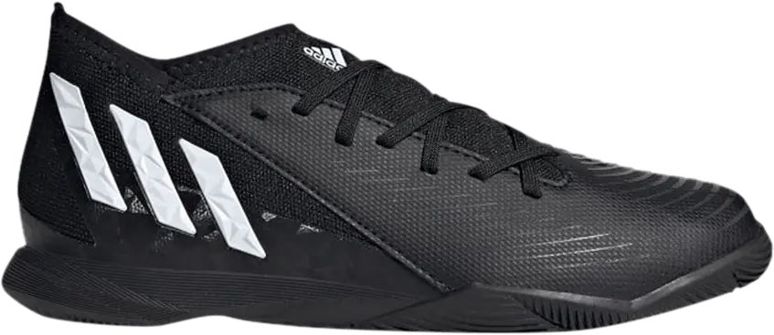  Adidas Predator Edge.3 IN J &#039;Black White&#039;