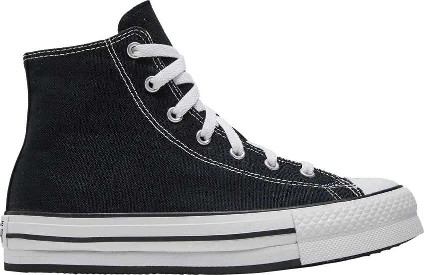  Converse Chuck Taylor All-Star Hi Lift Platform Black (GS)