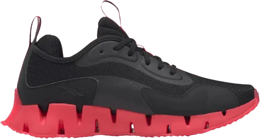  Reebok Zig Dynamica &#039;Black Neon Cherry&#039;