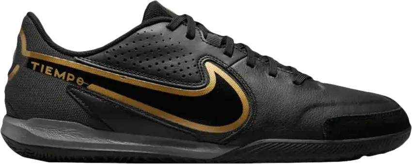  Nike Tiempo Legend 9 Academy IC &#039;Black Metallic Gold&#039;