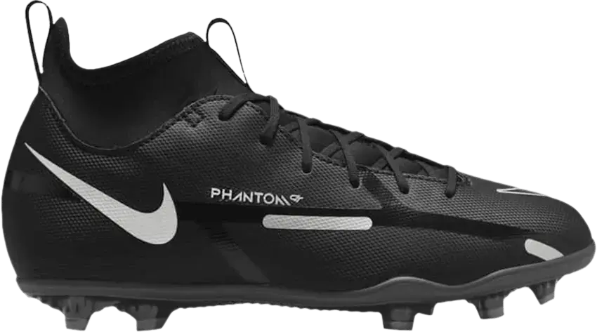  Nike Phantom GT2 Club DF MG GS &#039;Black Metallic Silver&#039;