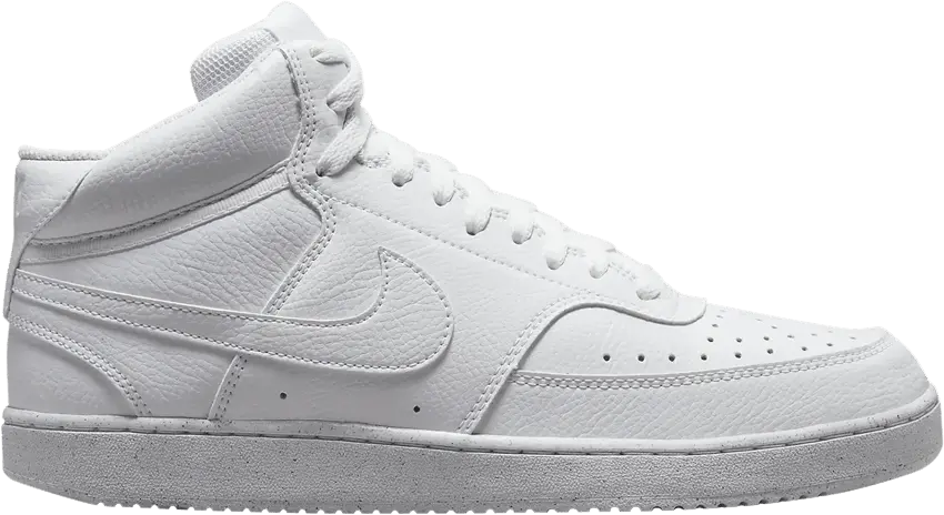  Nike Court Vision Mid Next Nature Triple White