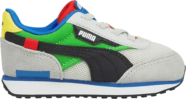  Puma Future Rider Splash Infant &#039;Grey Violet Classic Green&#039;