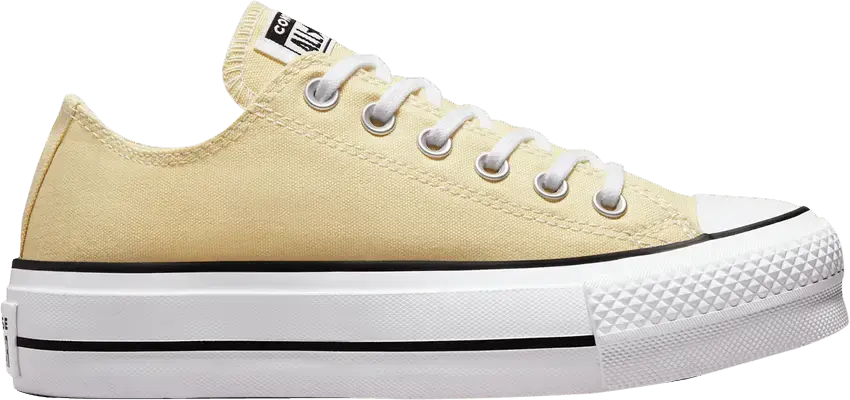  Converse Wmns Chuck Taylor All Star Lift Platform Low &#039;Seasonal Color - Lemon Drop&#039;