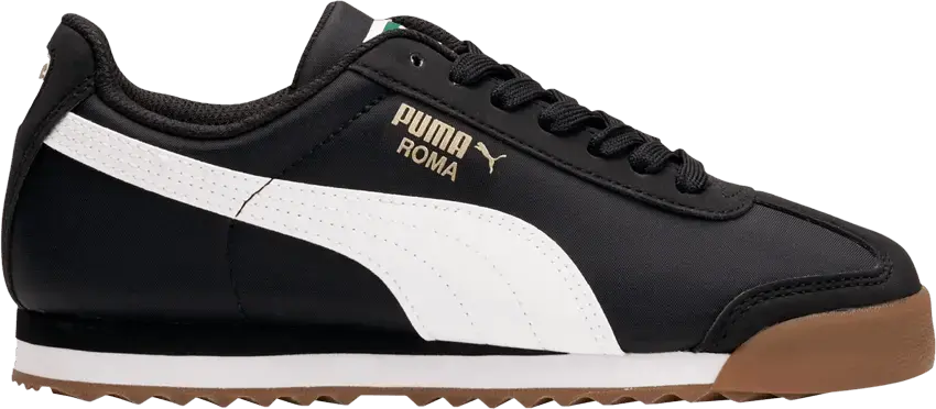  Puma Roma Basic Summer Big Kid &#039;Black Gum&#039;