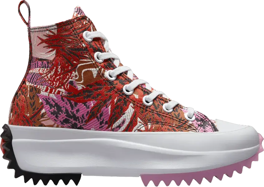  Converse Run Star Hike Platform High &#039;Tropical Florals&#039;