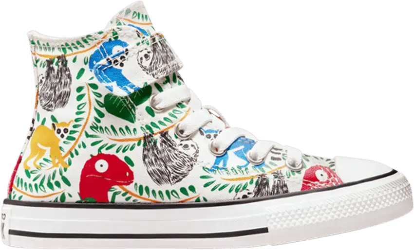  Converse Chuck Taylor All Star Easy-On High PS &#039;Multi-Colored Animals&#039;