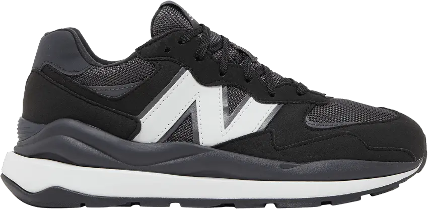  New Balance 57/40 Big Kid &#039;Black White&#039;