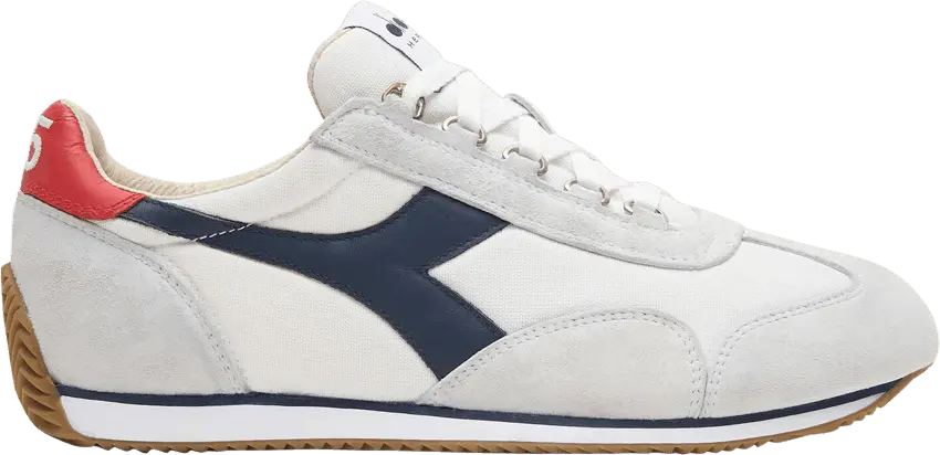 Diadora Equipe H Canvas Stone Wash &#039;White Blue Denim Gum&#039;