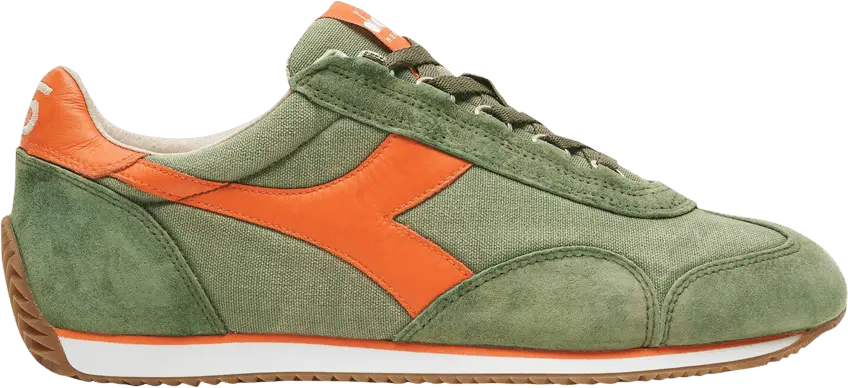  Diadora Equipe H Canvas Stone Wash &#039;Green Loden Gum&#039;