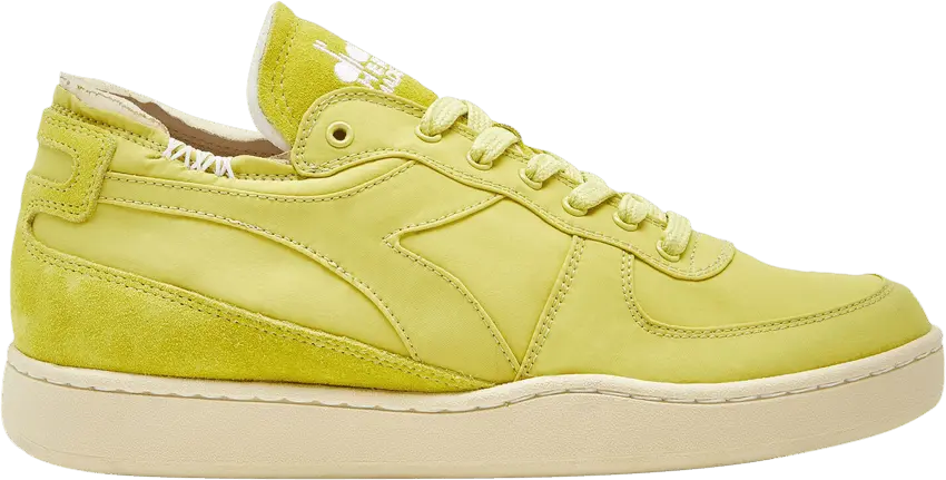  Diadora Mi Basket Row Cut Softech &#039;Apple Green&#039;