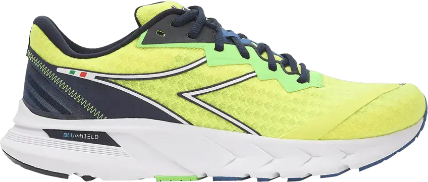  Diadora Mythos Blushield Volo 2 &#039;Neon Yellow Black Iris&#039;