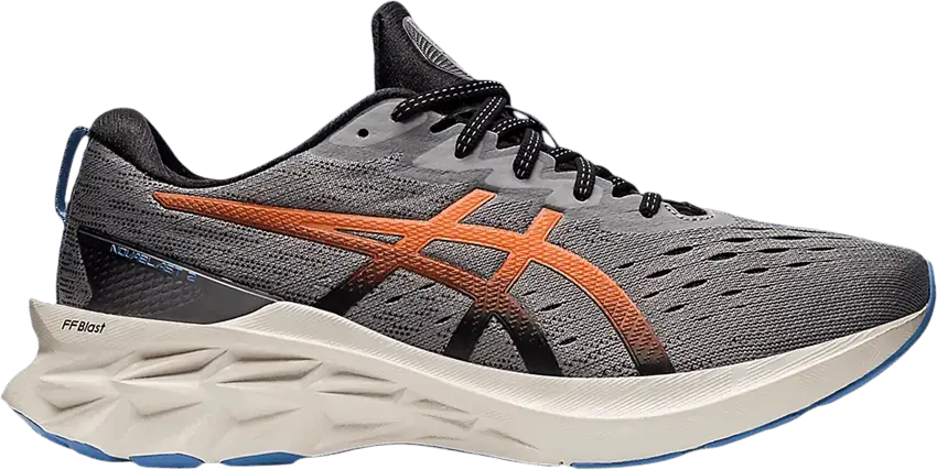  Asics Novablast 2 &#039;Clay Grey Shocking Orange&#039;