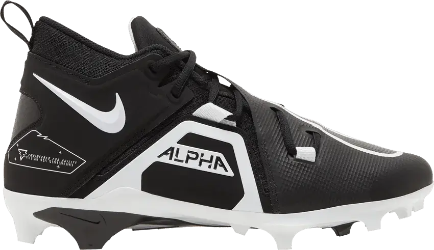  Nike Alpha Menace Pro 3 Black White