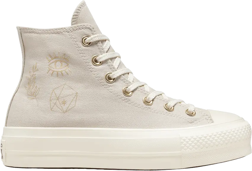  Converse Wmns Chuck Taylor All Star Lift Platform High &#039;Golden Elements&#039;