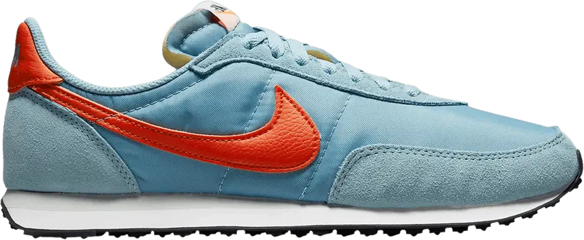 Nike Waffle Trainer 2 Worn Blue Team Orange