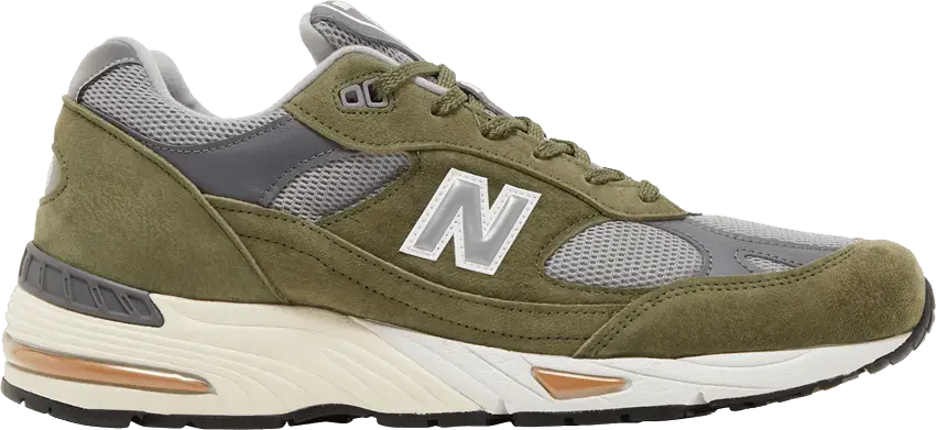  New Balance 991 MiUK Dark Green Grey Tan