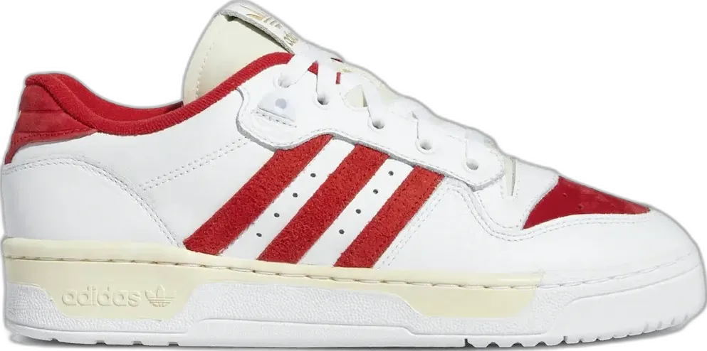 Adidas adidas Rivalry Low Premium Footwear White Scarlet