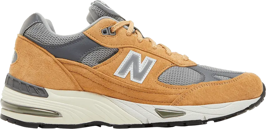  New Balance 991 MiUK Tan Grey Dark Grey