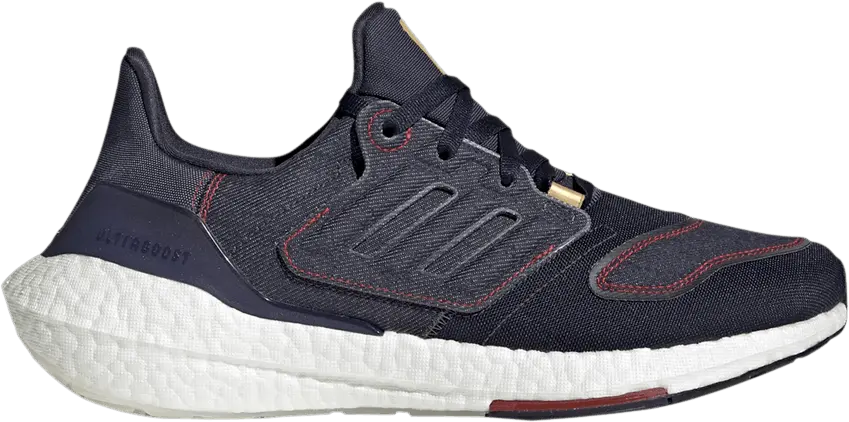  Adidas adidas Ultra Boost 22 Denim Shadow Navy Vivid Red