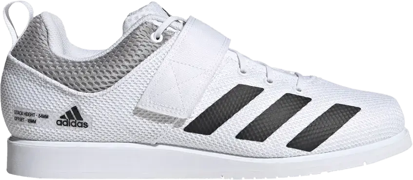  Adidas Powerlift 5 &#039;White Black Grey&#039;