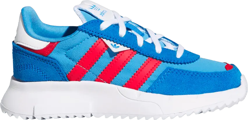  Adidas Retropy F2 Little Kid &#039;App Sky Rush Vivid Red&#039;