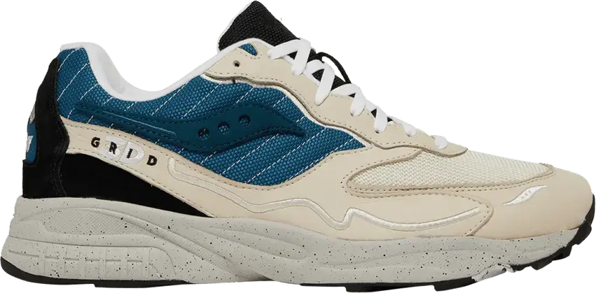  Saucony 3D Grid Hurricane Cream Blue