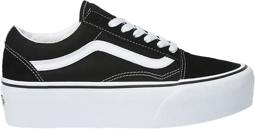  Vans Old Skool Stackform &#039;Black White&#039;