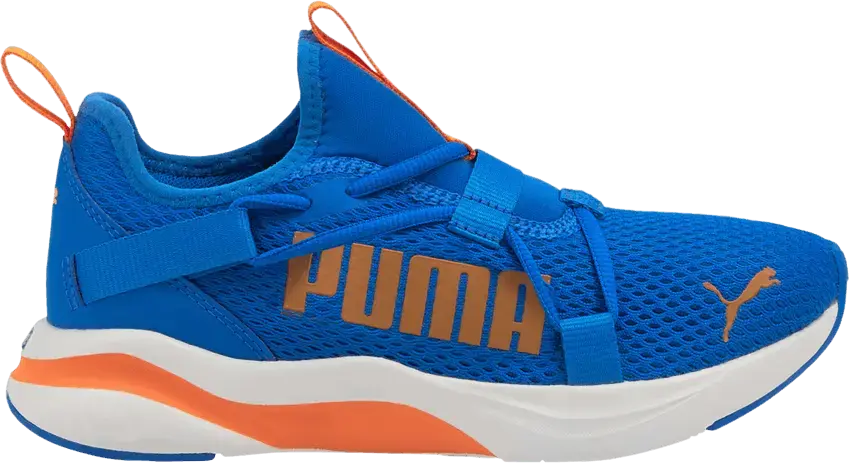  Puma SoftRide Rift Pop Big Kid &#039;Royal Vibrant Orange&#039;