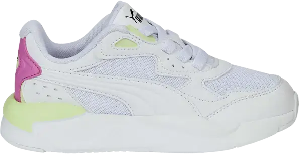  Puma X-Ray Speed Little Kid &#039;White Mauve Pop&#039;