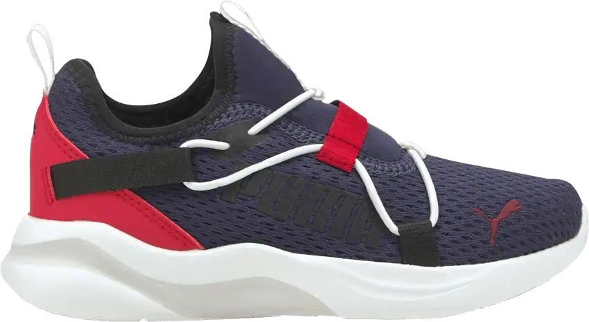  Puma Softride Rift Pop Little Kid &#039;Peacoat Urban Red&#039;