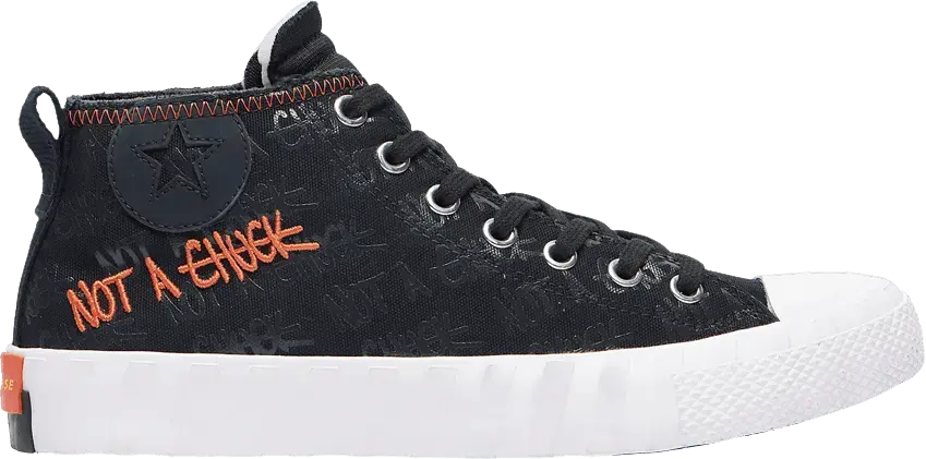  Converse UNT1TL3D Mid &#039;Not A Chuck - Black Ember Glow&#039;