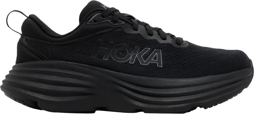  Hoka One One Bondi 8 Triple Black (Women&#039;s)