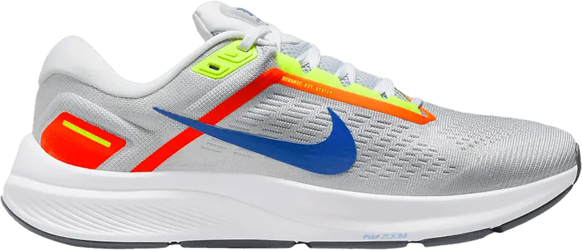  Nike Air Zoom Structure 24 &#039;Pure Platinum Bright Crimson&#039;