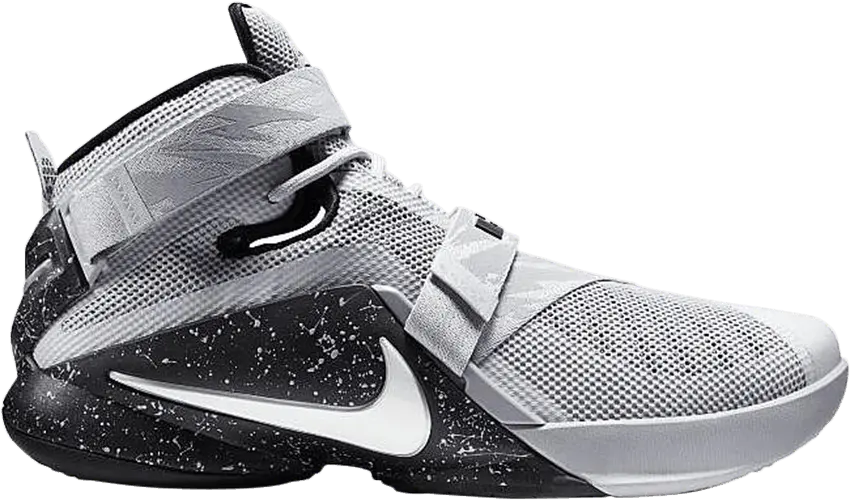  Nike LeBron Soldier 9 Wolf Grey White Black