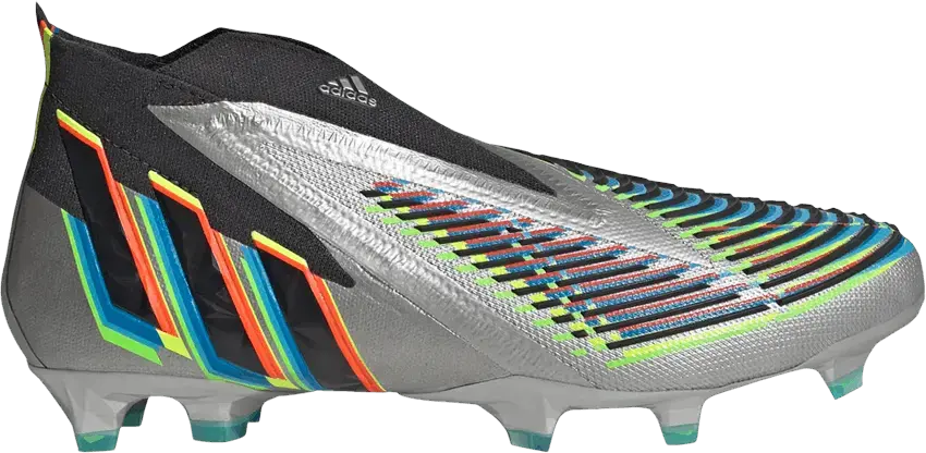  Adidas Predator Edge+ FG &#039;Silver Metallic Black&#039;