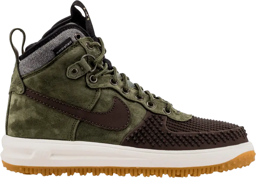  Nike Lunar Force 1 Duckboot Baroque Brown Army Olive